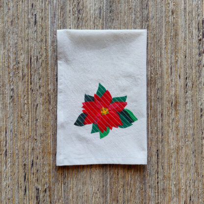 Poinsettia Group Tea Towel (Set of 3) - Image 3